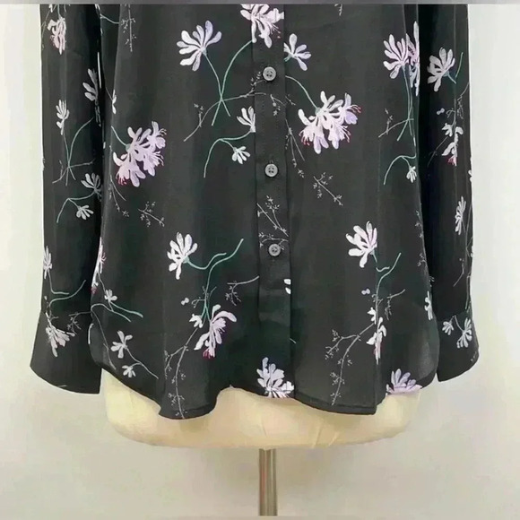 Banana Republic Dillon Classic Floral Button Down Blouse A93 - Picture 5 of 9